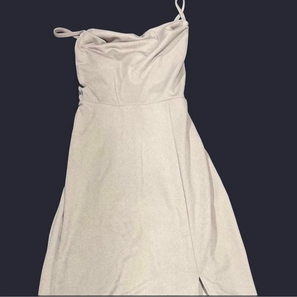 Birdy Grey Strapless Taupe Dress - Picture 3 of 4